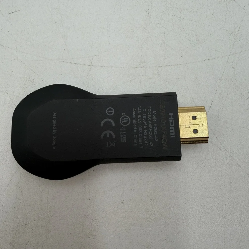 Google Chromecast HDMI Portable Media Streamer H2G2-42 No Power Cord - Picture 2 of 3